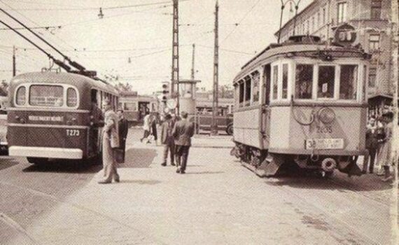 Hungária körút és Kerepesi út sarok, 1959. Forrás: Budapest régi képeken (FB-csoport)