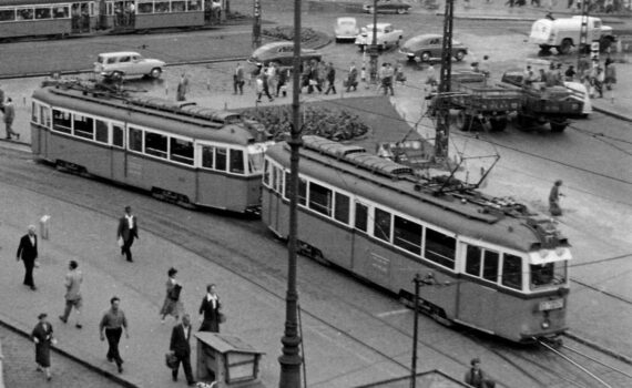 Nyugati tér, 1959. Forrás: Fortepan / Magyar Rendőr