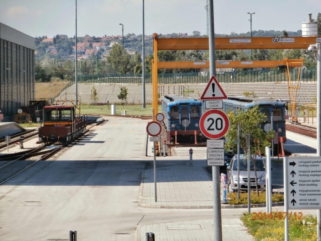 M4 metró járműtelepe, 2014.07.12. Saját kép