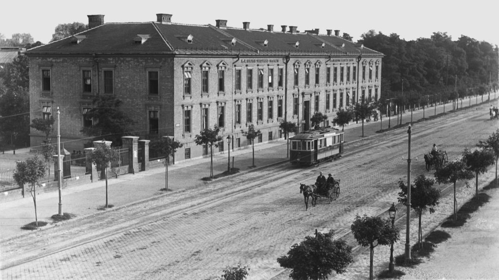 Lehel utca 41., Császári és Királyi Katonai Élelmezési Raktár., 1908. Forrás: Fortepan/ Deutsche Fotothek/ Brück und Sohn