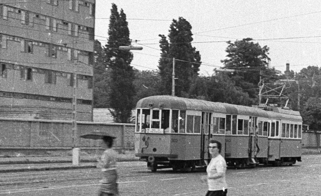 Lehel utca a Béke térről nézve, 1976. Forrás: Fortepan/ Angyalföldi Helytörténeti Gyűjtemény